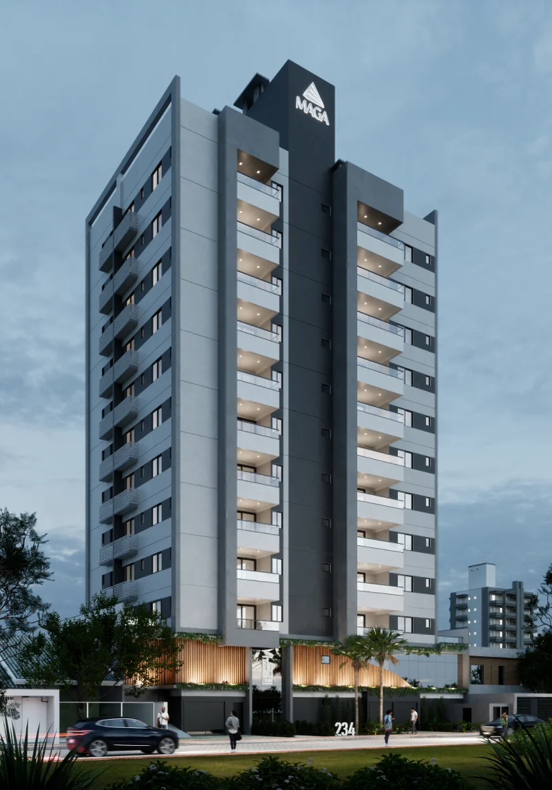 Saint Etienne real estate development project modern residential tower.