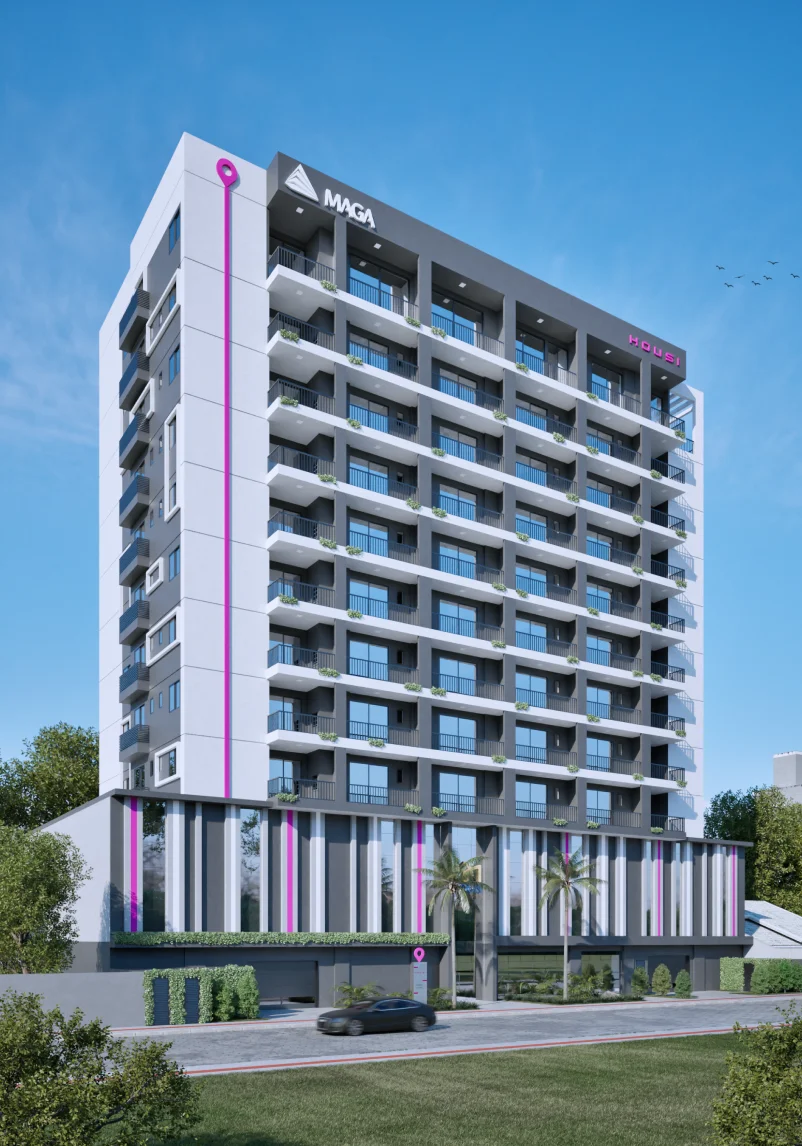Saint Louis real estate development project modern residential building.